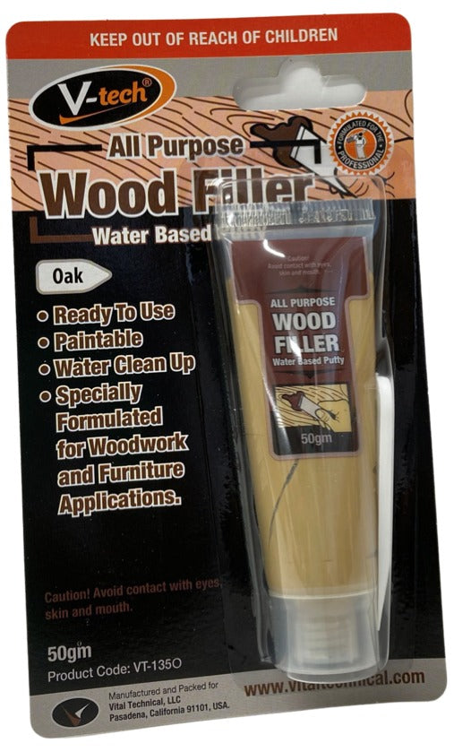 V-TECH WOOD FILLER OAK 50G