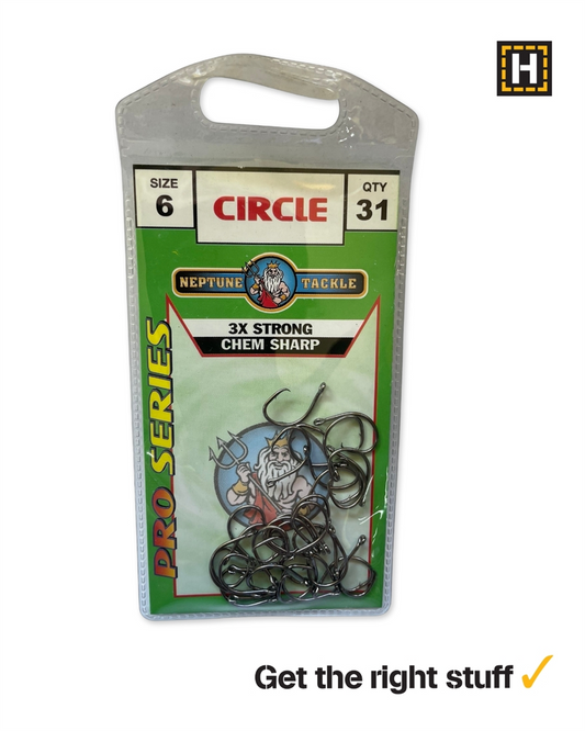 Neptune Tackle Circle Hook SZ 6 QTY 31