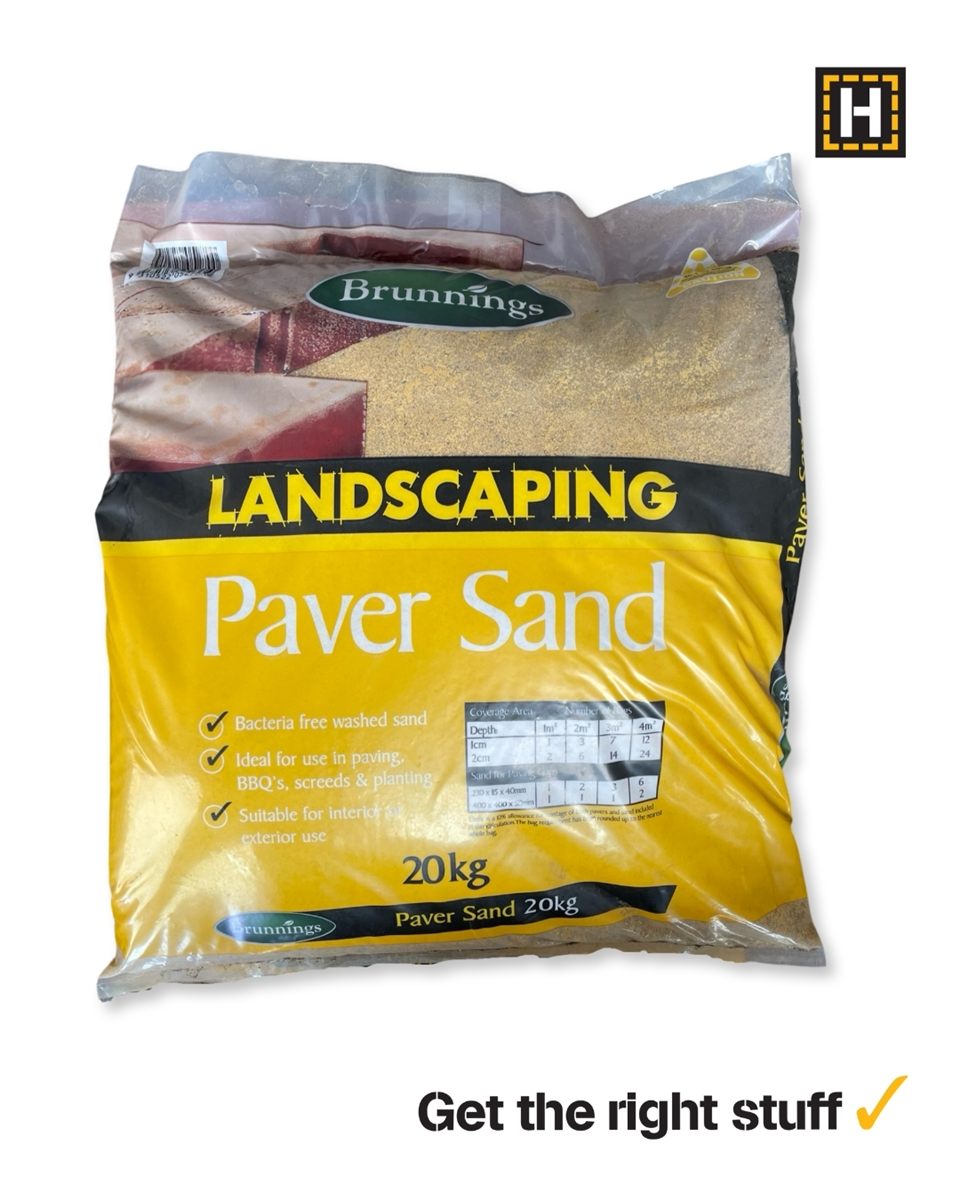 Brunnings Landscaping Paver Sand 20kg