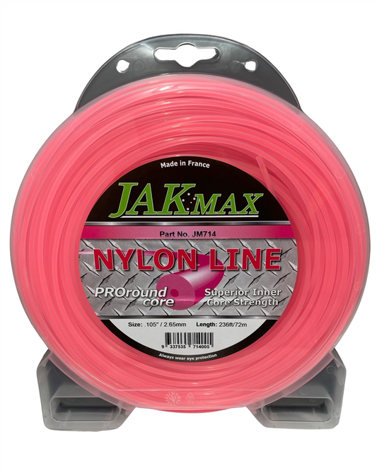Jak Max Pro-Round  - .105"/2.65mm, 1lb Donut Trimmer Line 75m