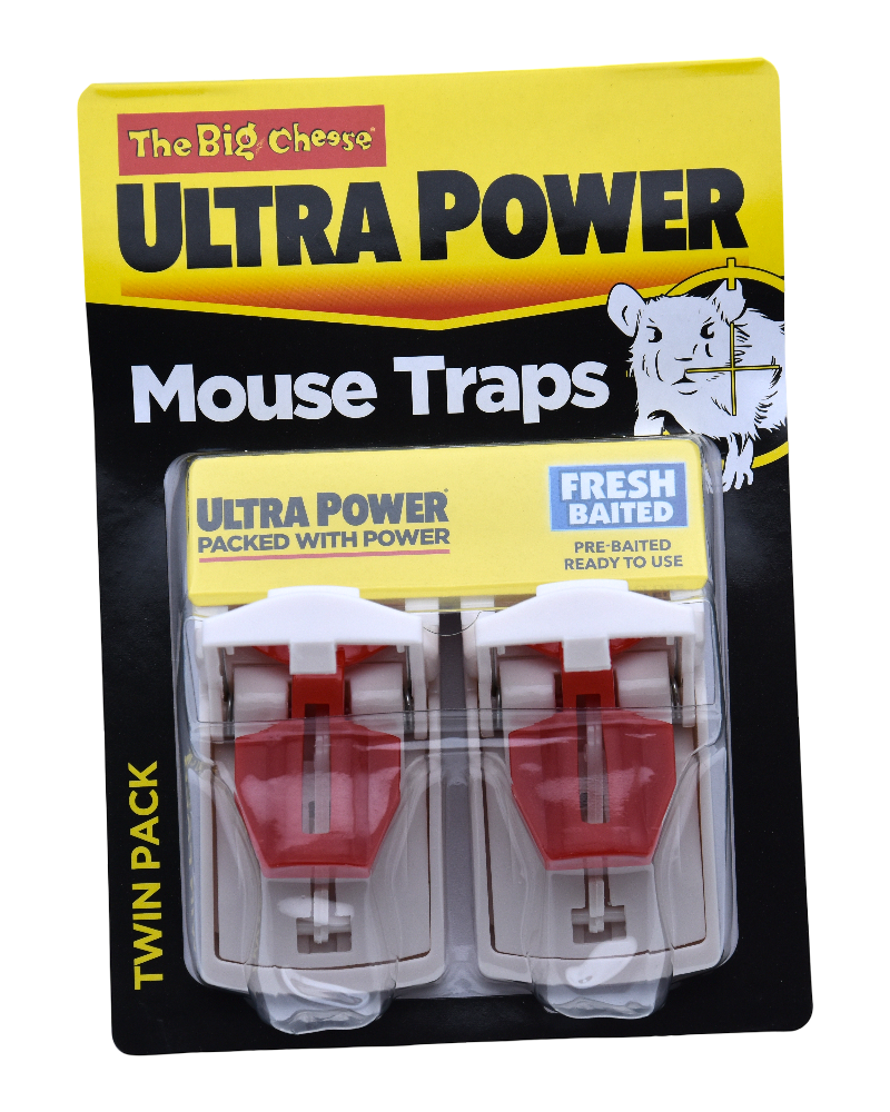 U/POWER MOUSE TRAP 2PK BAITED ( Y )