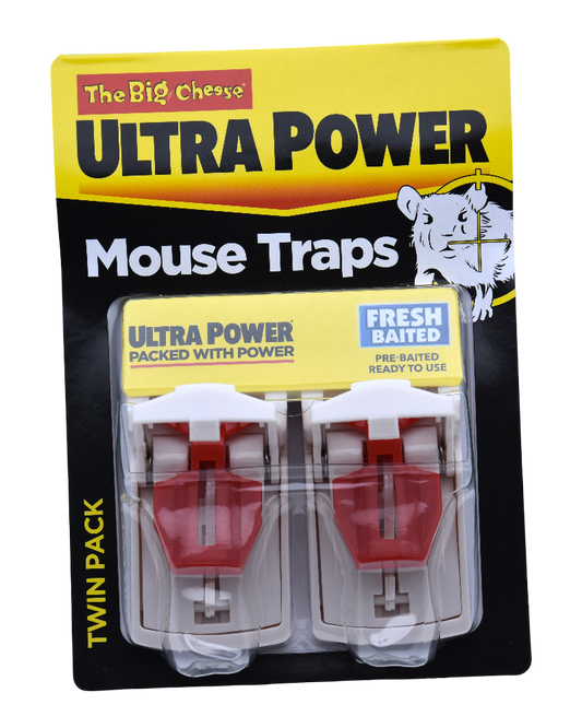 U/POWER MOUSE TRAP 2PK BAITED ( Y )
