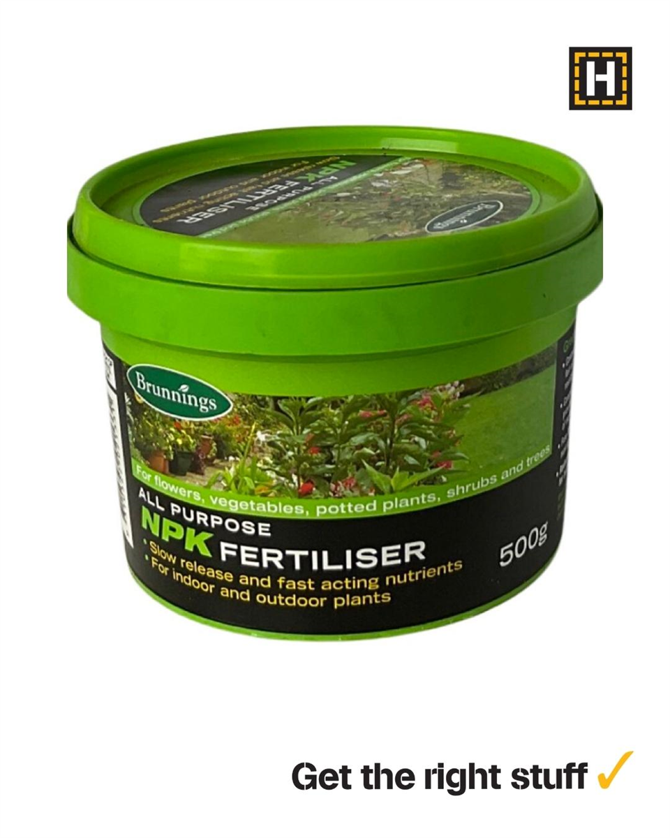 Brunnings All Purpose NPK Fertiliser 500g view 2