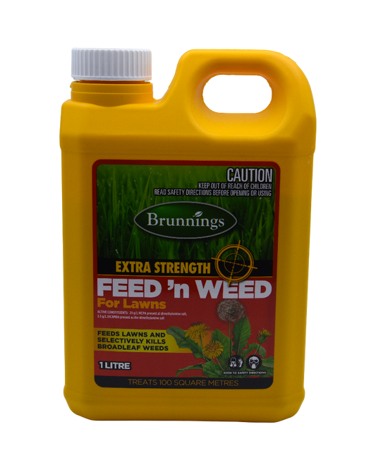 Brunnings Feed ‘n Weed Extra Strength Concentrate 1L