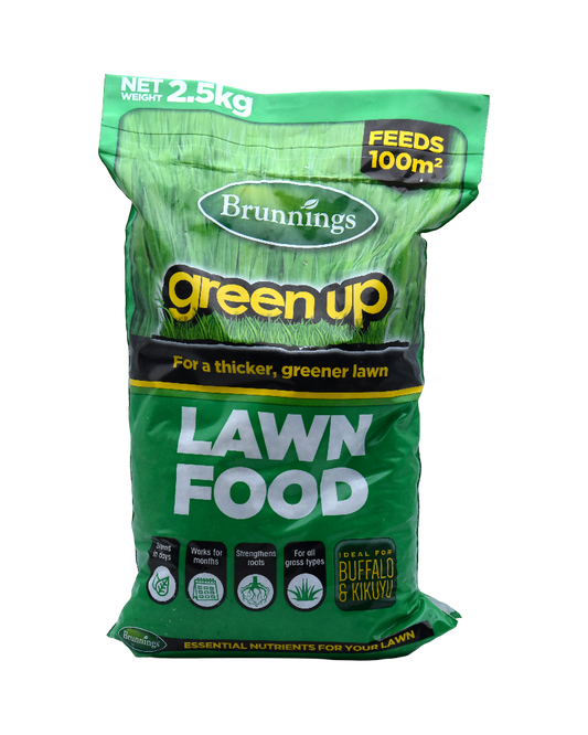 Brunnings Green Up Lawn Food 2.5kg