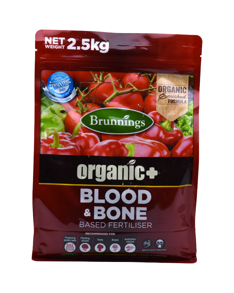 Brunnings Blood & Bone Based Fertiliser 2.5kg