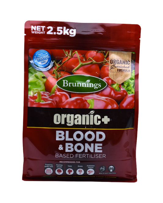 Brunnings Blood & Bone Based Fertiliser 2.5kg
