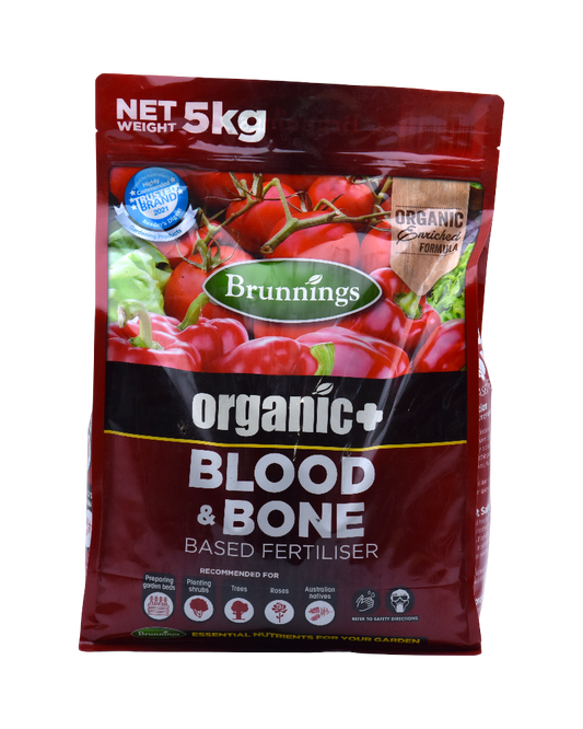 Brunnings Blood & Bone Based Fertiliser 5kg