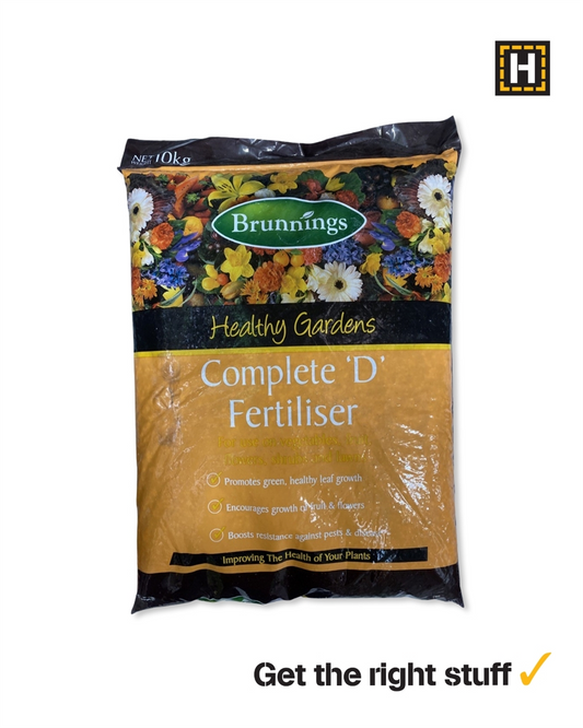 Brunnings Complete D Fertiliser 10kg