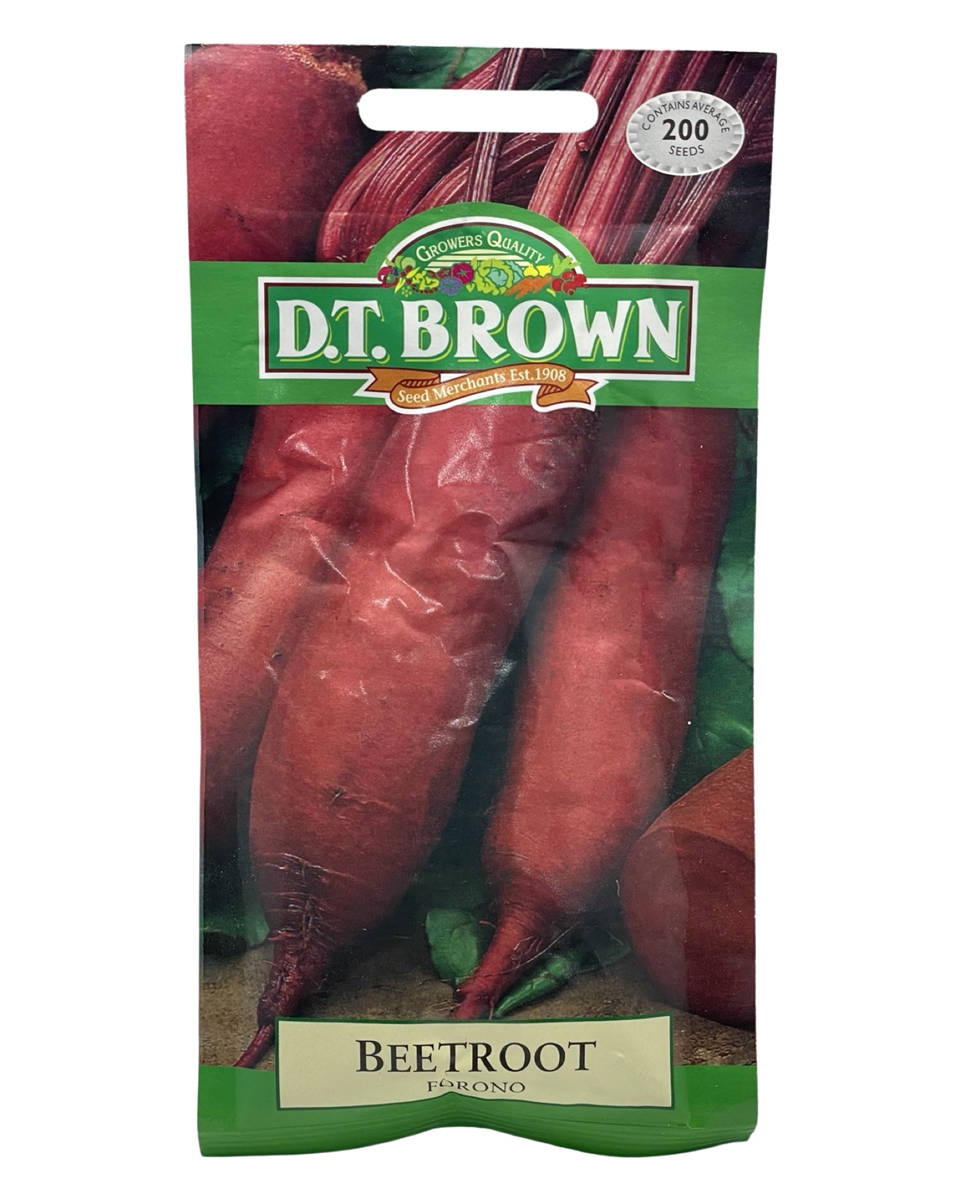 D.T Brown - Beetroot Forono - 200 Seed Pack view 2