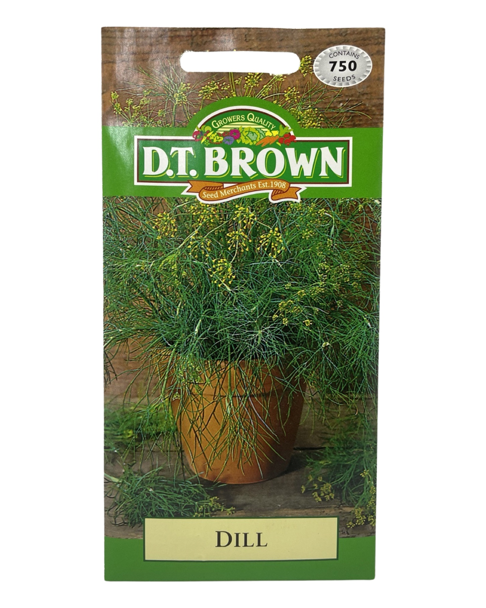 D.T. Brown Seeds - Dill - 750 Seed Pack view 2