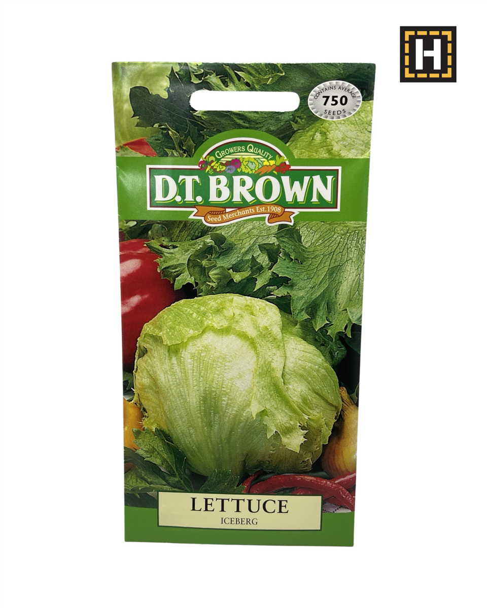 D.T. Brown Seeds - Iceberg Lettuce - 750 Seed Pack view 2