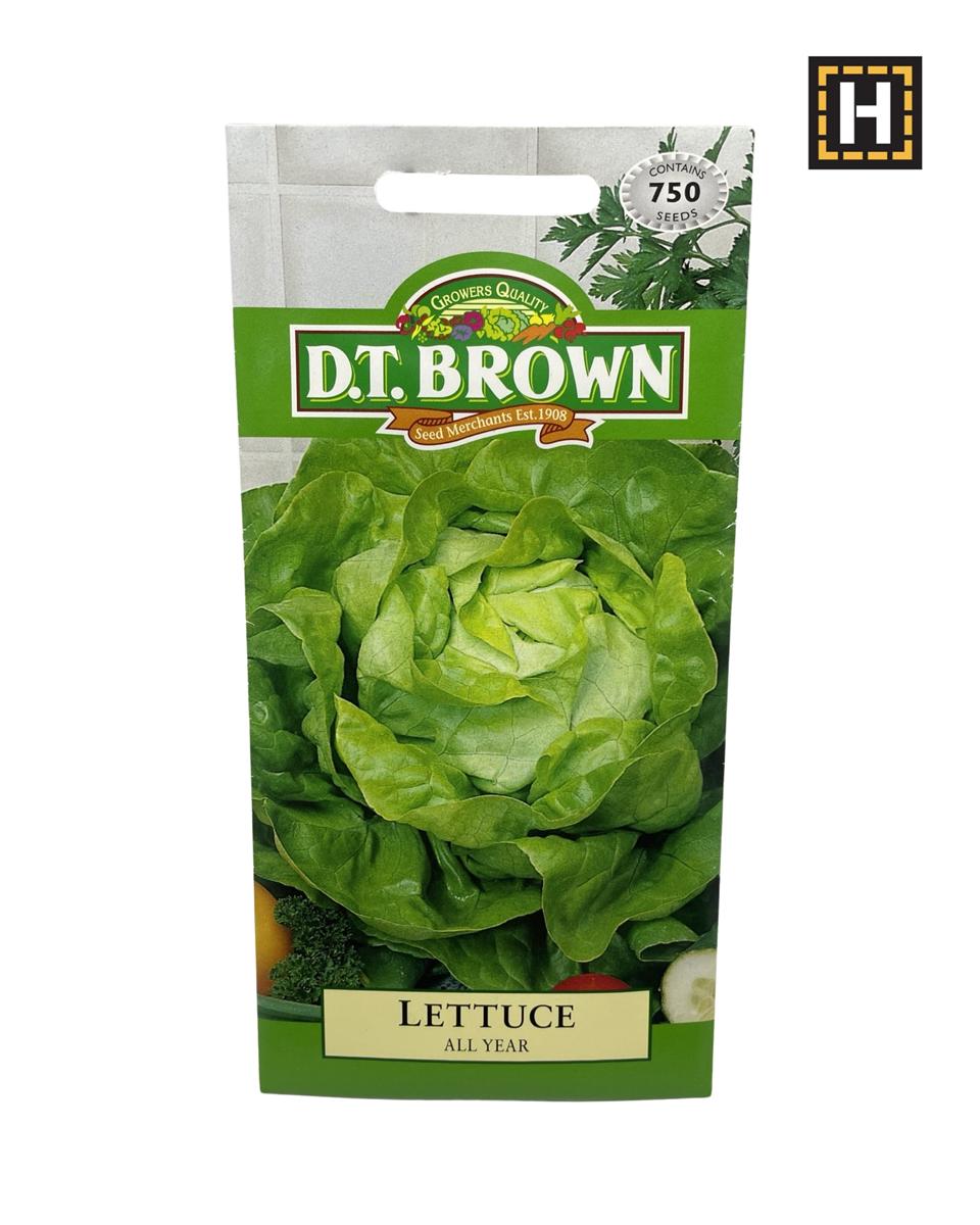 D.T. Brown Seeds - Lettue All Year - 750 Seed Pack view 2