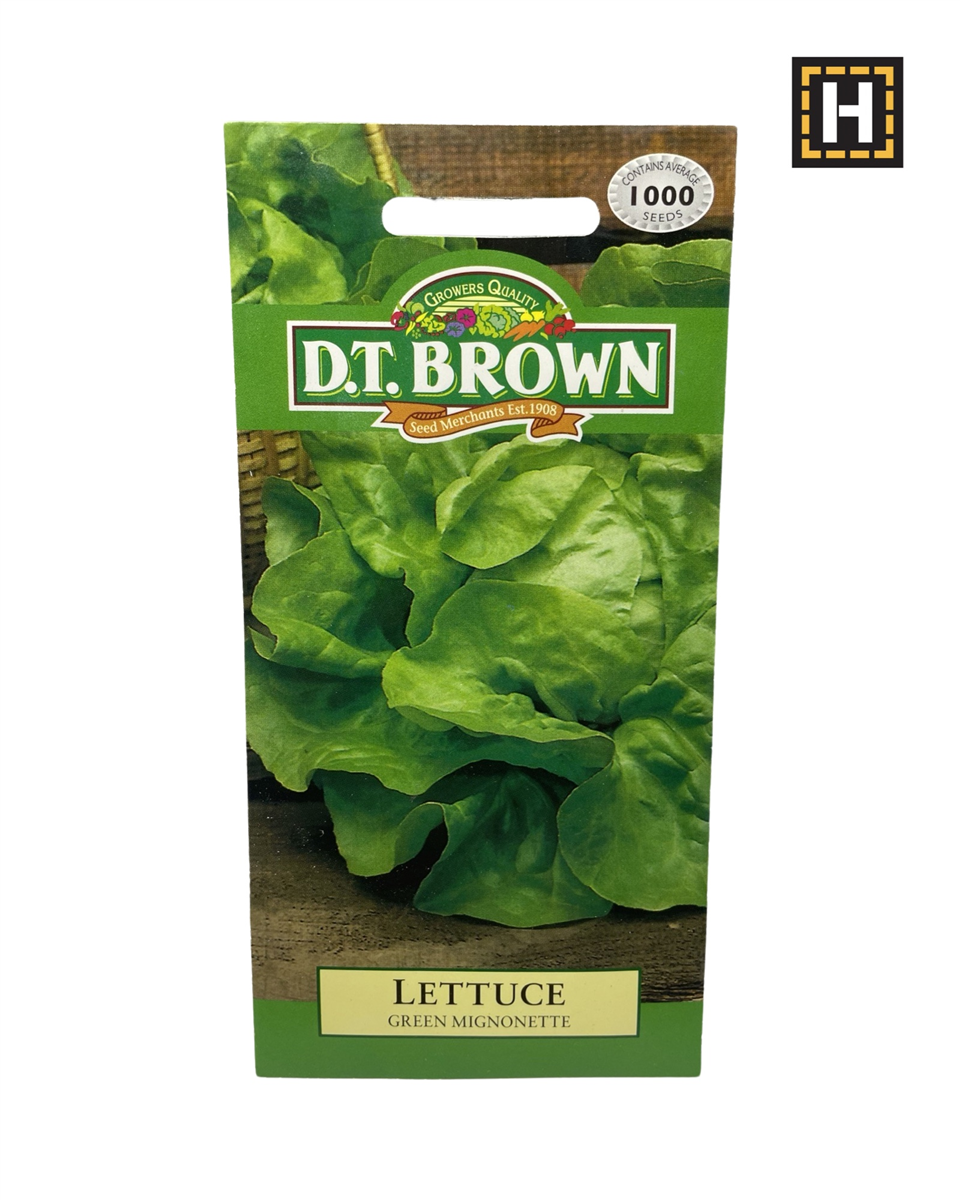 D.T. Brown Seeds - Lettue Green Mignonette - 1000 Seed Pack view 2
