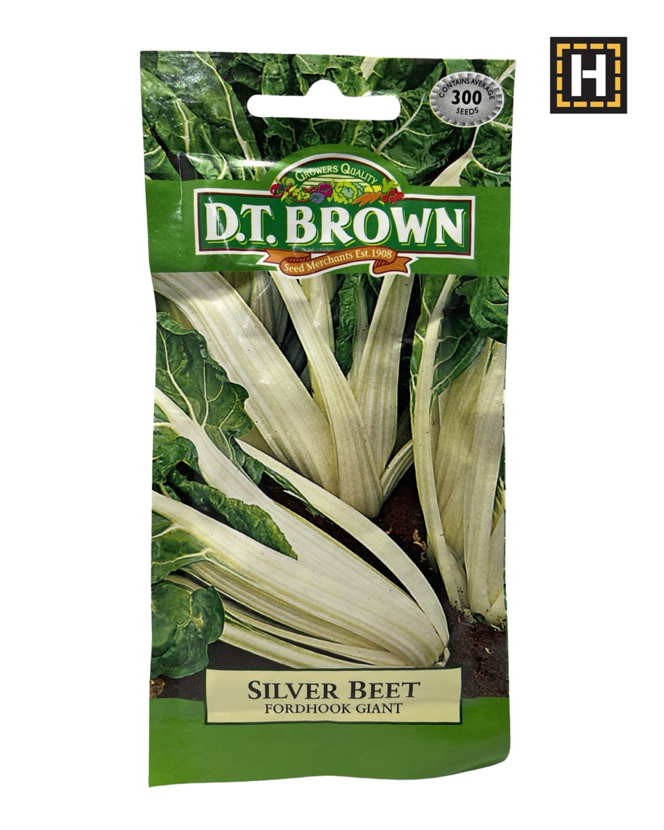 D.T. Brown Seeds - Silver beet - Fordhook Giantt - 300 Seed Pack view 2