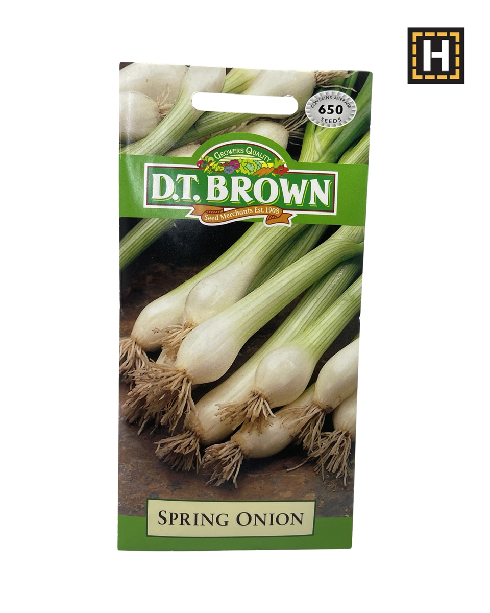 D.T. Brown Seeds - Spring Onion t - 650 Seed Pack view 2