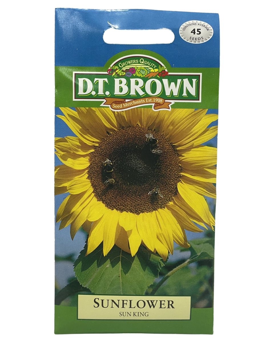 D.T Brown - Sunflower - 45 seed pack view 2