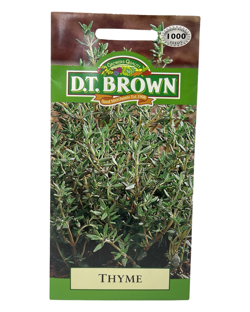 D.T Brown - Thyme - 1000 Seed pack view 2