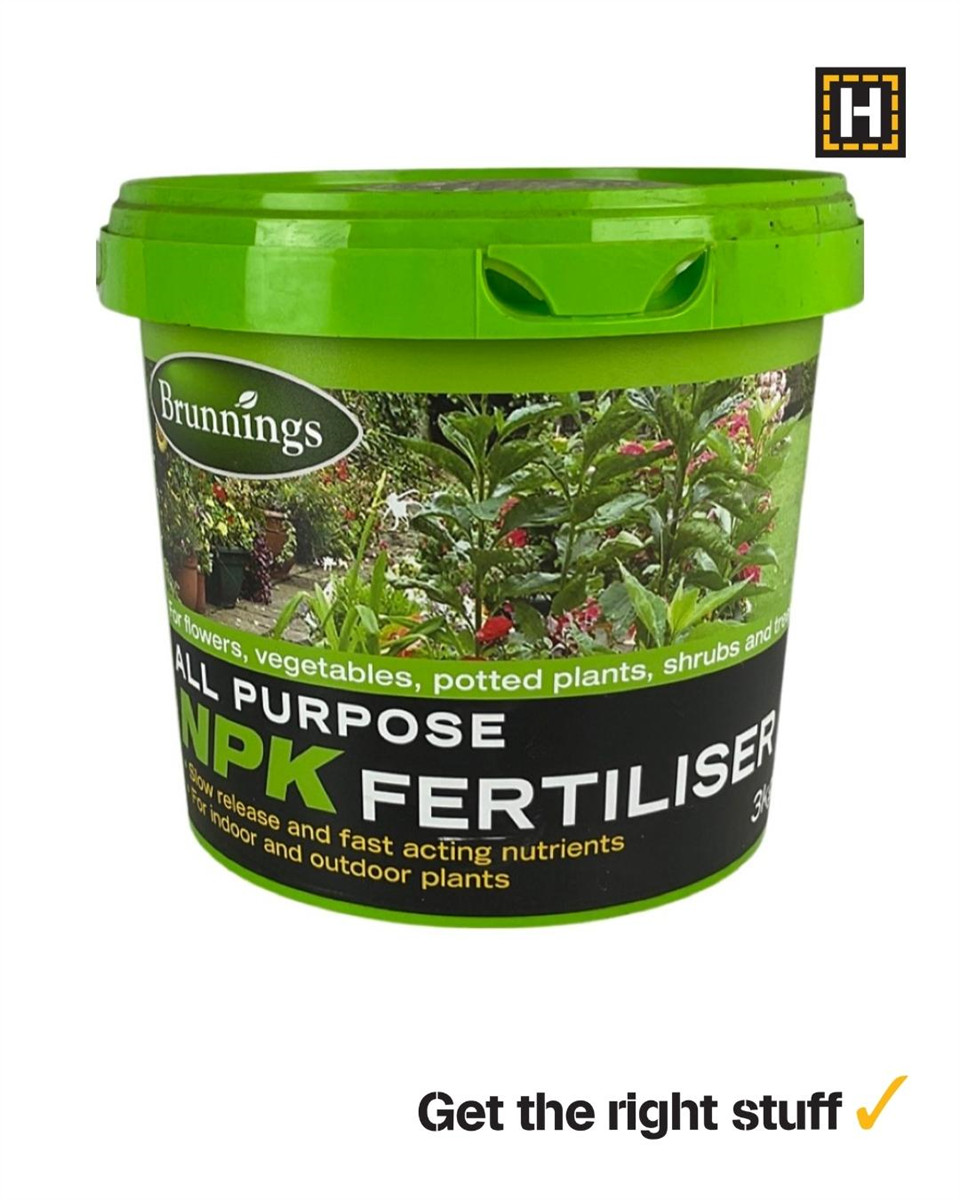 Brunnings All Purpose NPK Fertiliser 3kg