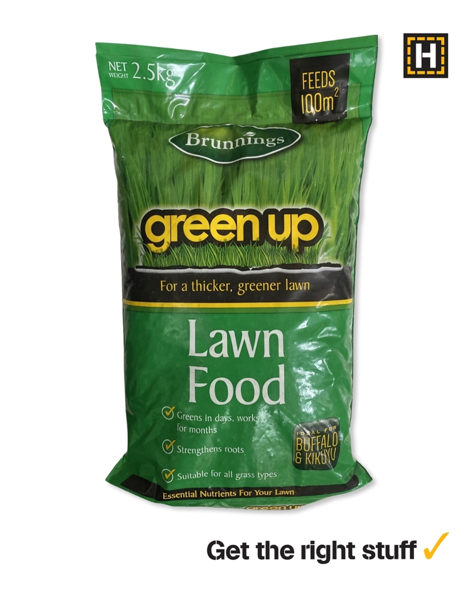 Brunnings Green Up Lawn Food 2.5kg