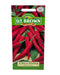 D.T. Brown Seeds - Chilli Pepper Hot - 50 Seed Pack