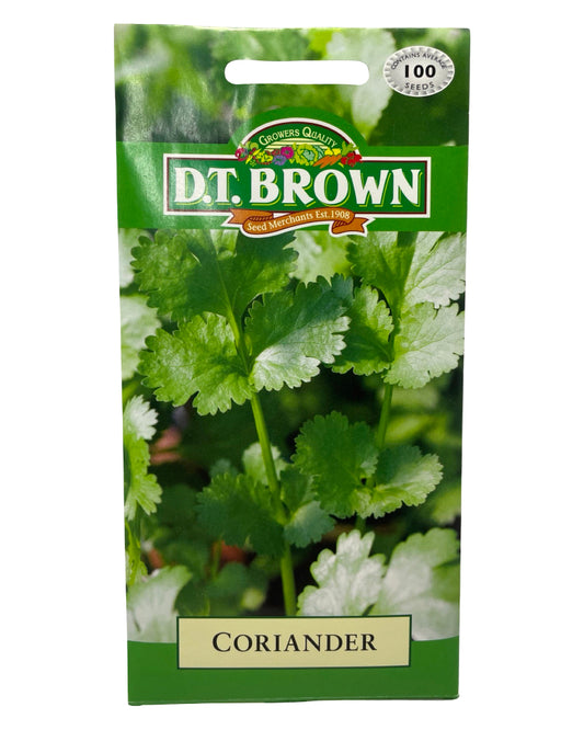 D.T Brown Coriander Seeds 100 Pack