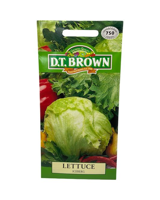 D.T Brown Iceberg Lettuce Seeds 750 Pack