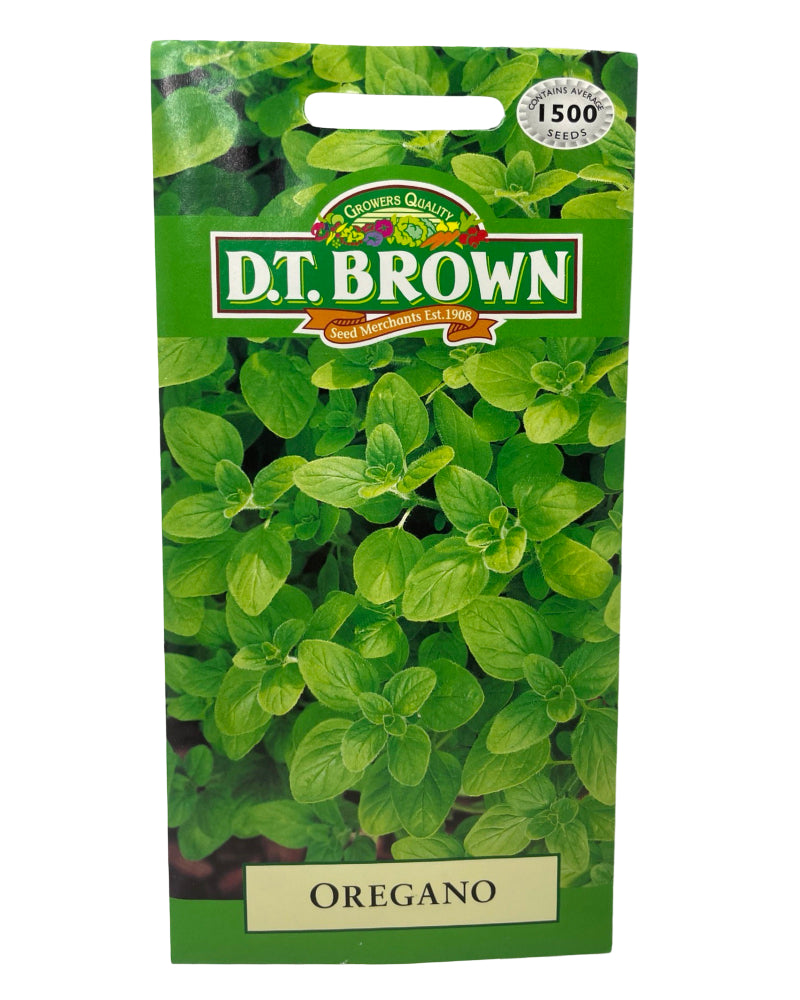 D.T Brown Oregano Seeds 1500 Pack