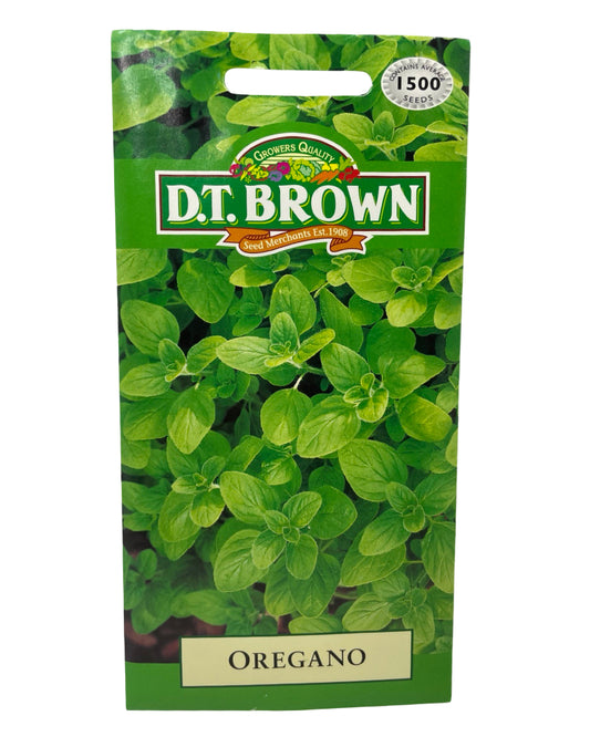 D.T Brown Oregano Seeds 1500 Pack