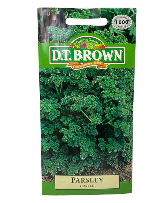 D.T Brown Parsley Curled Seeds 1000 Pack