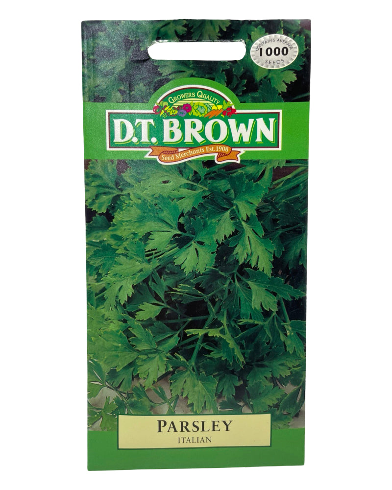D.T Brown Parsley Italian Seeds 1000 Pack
