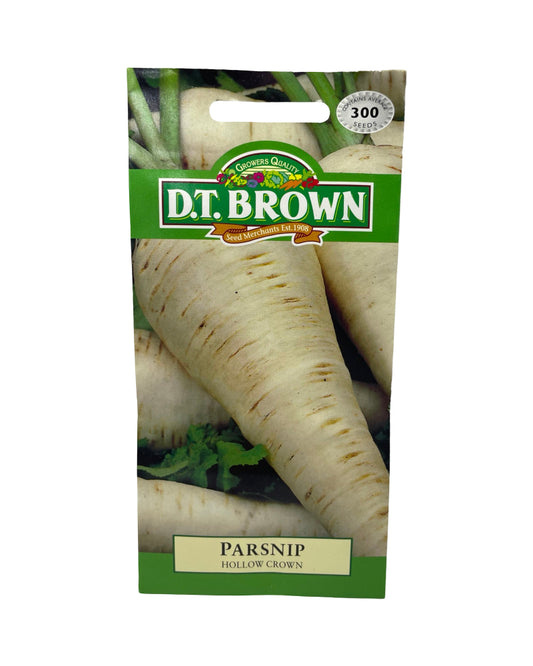 D.T Brown Parsnip Hollow Crown Seeds 300 Pack