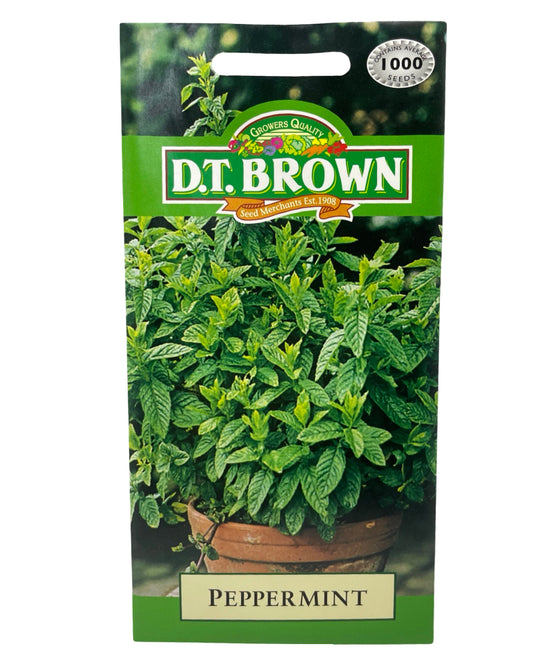 D.T Brown Peppermint Seeds 1000 Pack