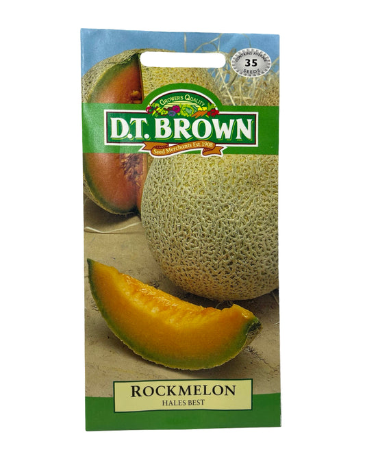 D.T Brown Rockmelon Hales Best Seeds 2000 Pack