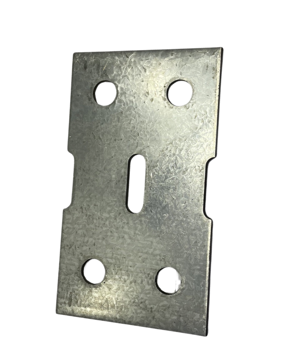 Dunnings 120 x 70 x 3mm Heavy Galvanised Plate BP22