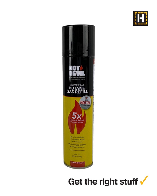 HOT DEVIL PURIFIED BUTANE  5 X