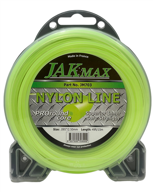 Jak Max 095"/2.50mm, Clamshell, 15m Trimmer Line