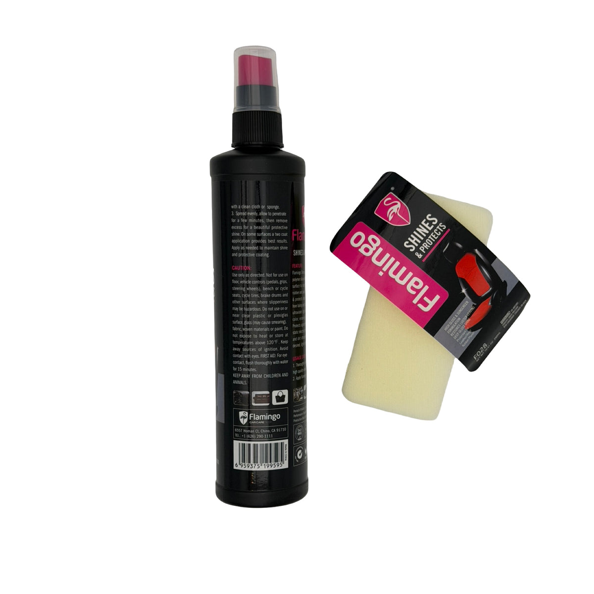 Flamingo Protectant 295ml & Sponge Set view 3