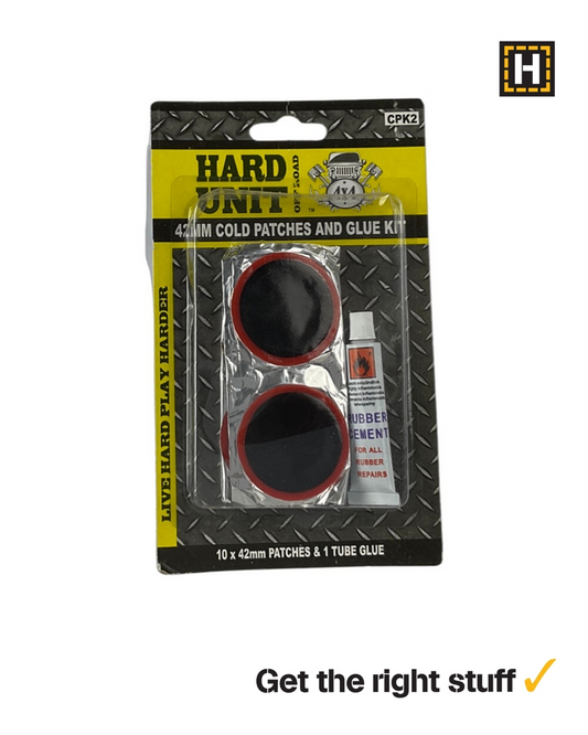 Hard Unit 11 Piece Cold Patch Tube Repair Kit 42mm