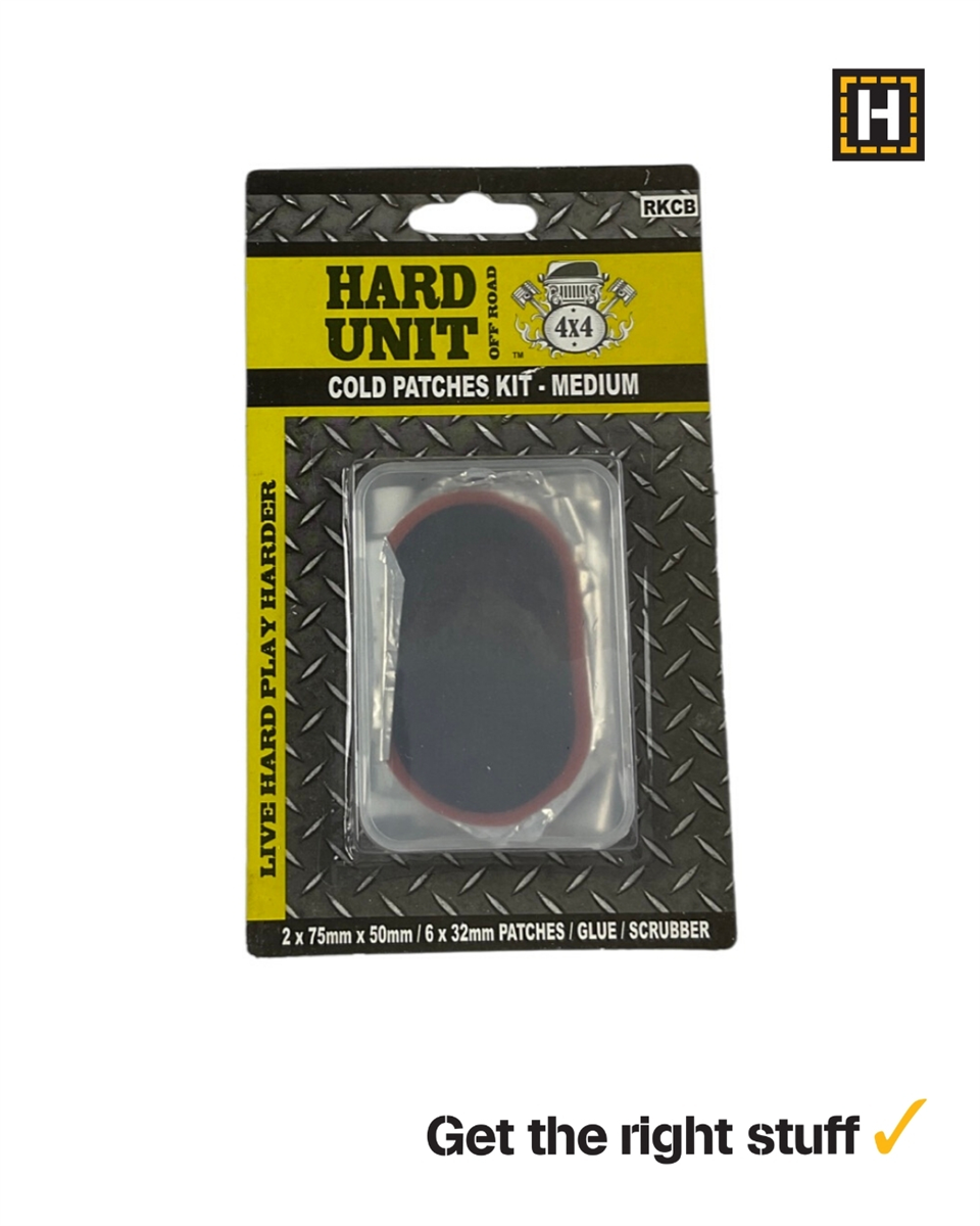 Hard Unit 10 Piece Cold Patch Tube Repair Kit