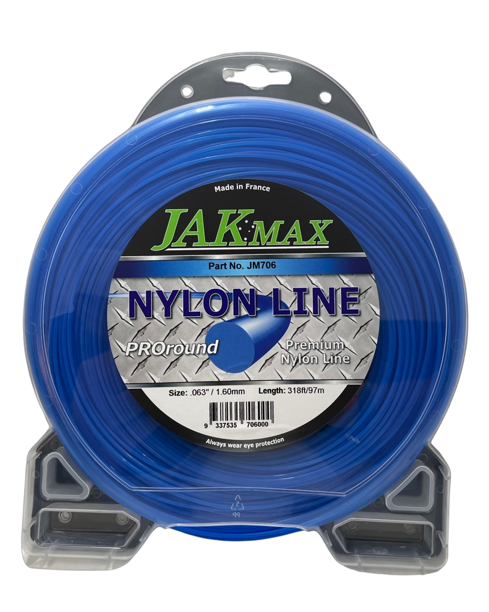 Jak Max Pro-Round Trimmer Line 1.60mm - 97m 1/2lb Donut
