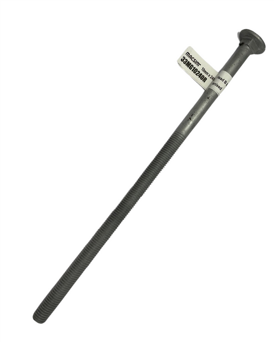 Macsim M10 x 240mm Galvanised Cup Head Bolt & Nut