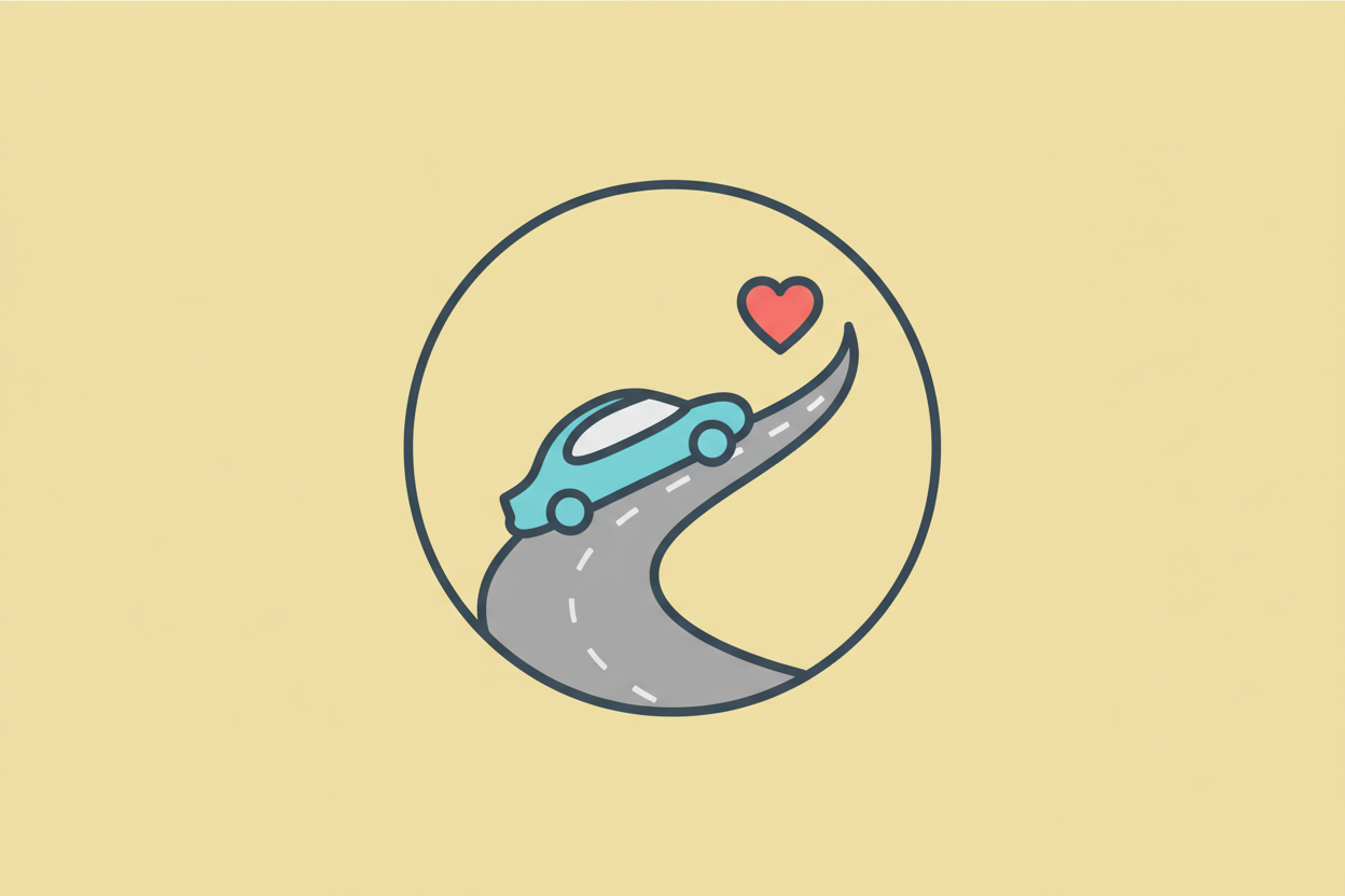 simple icon representing - Road-Trip Favourite