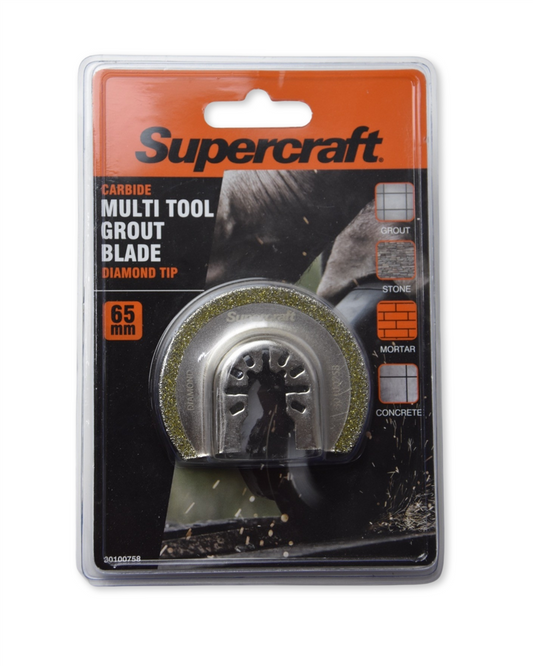 Supercraft Carbide Grout and Ceramic Multi-Tool Blade 65mm