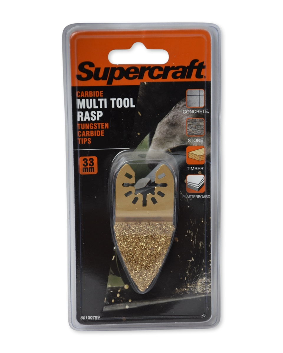 Supercraft Carbide Rasp Multi-Tool Blade 33mm
