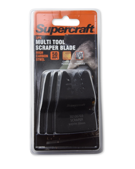Supercraft Multi-Tool Scraper Blade 50mm 3 Pack