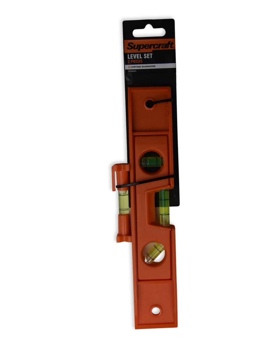 Supercraft Spirit Level Set 2 Piece