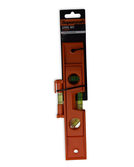 Supercraft Spirit Level Set 2 Piece