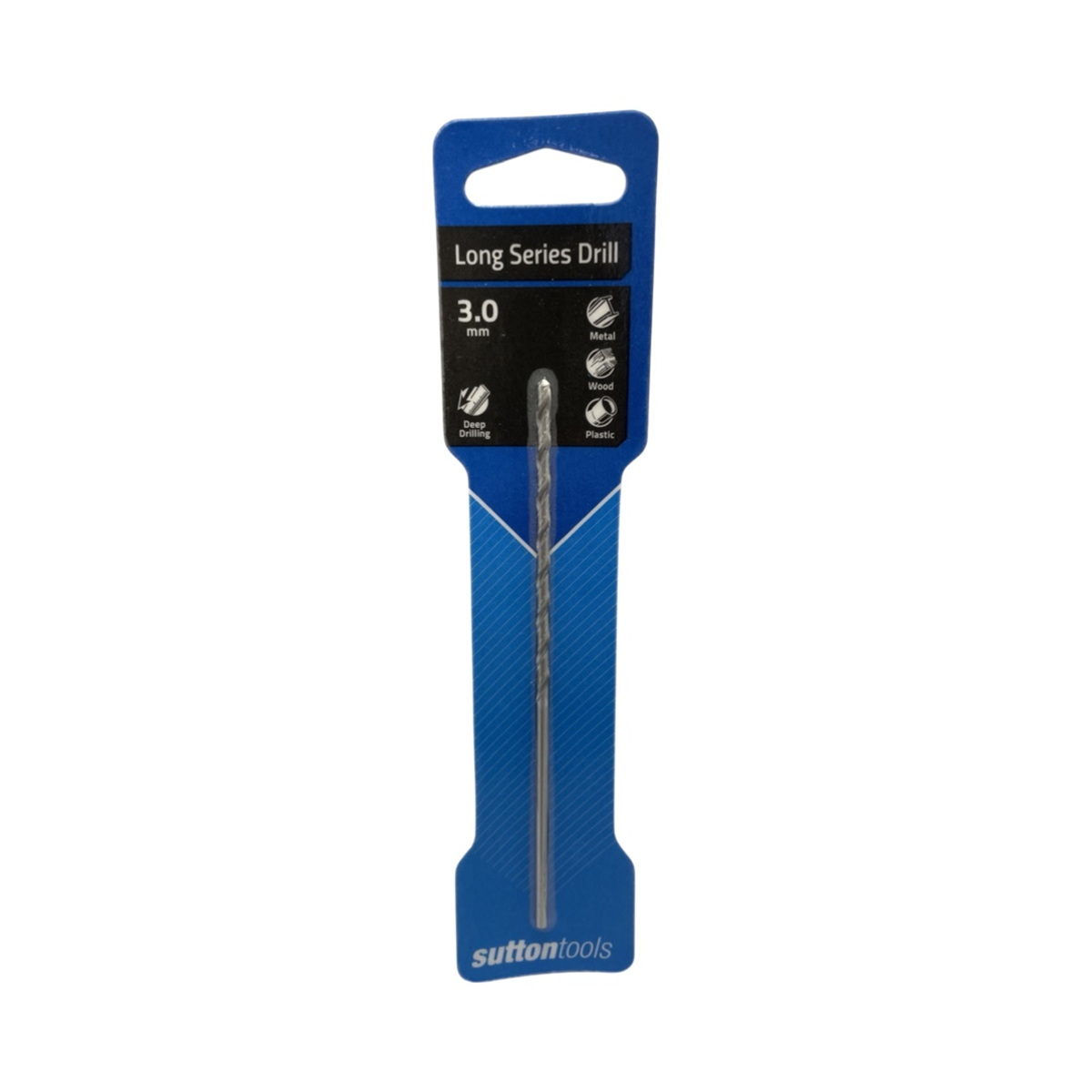 Sutton Blue Bullet Long Series Drill Bit 3.0mm HSS
