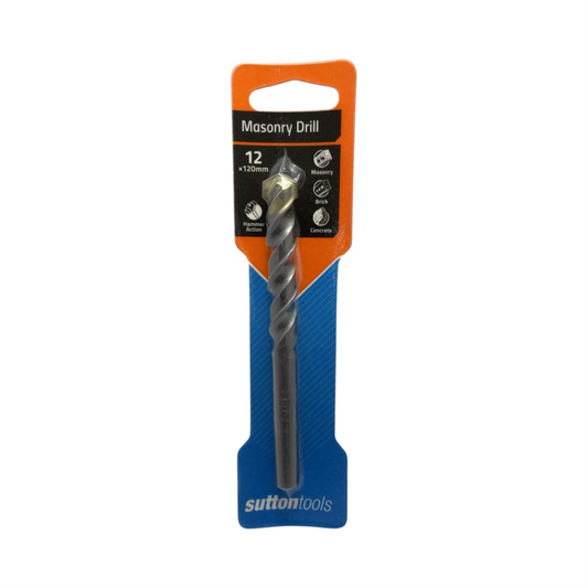 Sutton D600 Masonry Drill Bit 12.0mm x 120mm Straight Shank